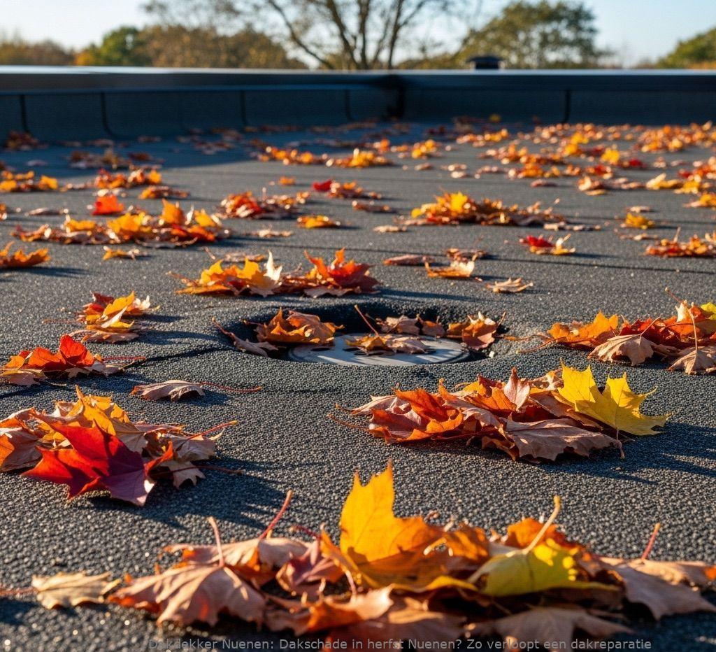 Dakschade In Herfst Nuenen